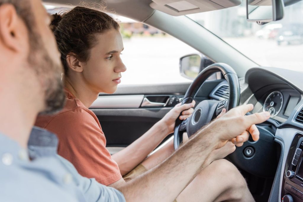 teen driving with guardian