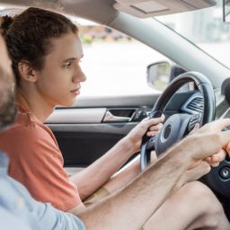 teen driving with guardian